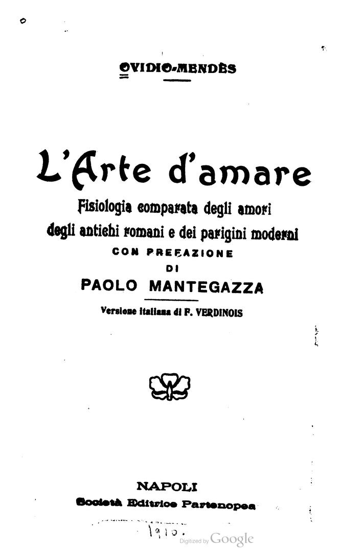 L'ARTE DI AMARE (1969)